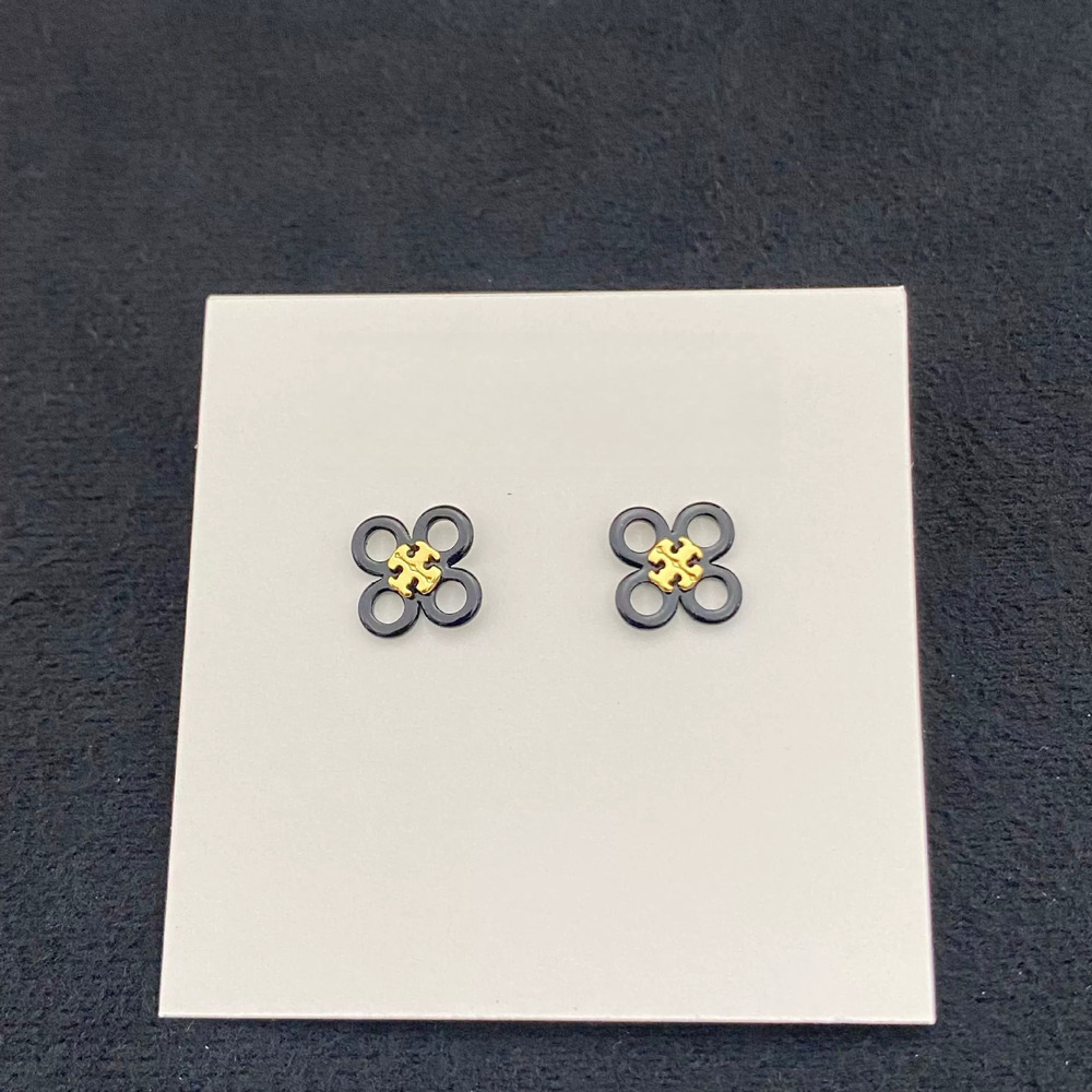 Tory Burch Enamel Flower Stud Earrings